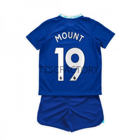 Fußballtrikots Chelsea Mason Mount 19 Kinder 2022-2023 Kurzarm Heimtrikotsatz kaufen